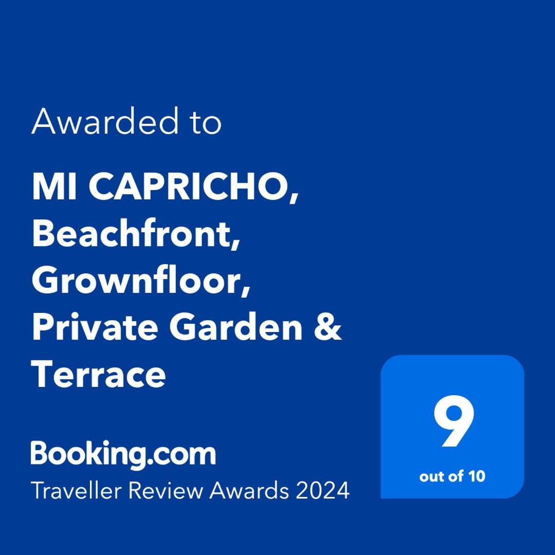Mi Capricho, Beachfront, Grownfloor, Private Garden & Terrace Sitio de Calahonda Екстер'єр фото
